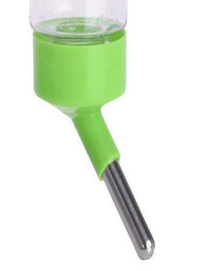 DreamAuro Leak Proof Cage Attachment Water Bottle Cum Feeder for Hamster, Guinea Pig, Rabbit, Puppy, Cat, Kitten, Dwarf, Gerbil, Mice and Ferret (125 ml, Green) - Image 3
